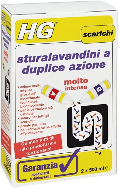 HG - Piston A Weipu Action - pour Évacuation De Cuisine Et Salle Bain - 1000ml