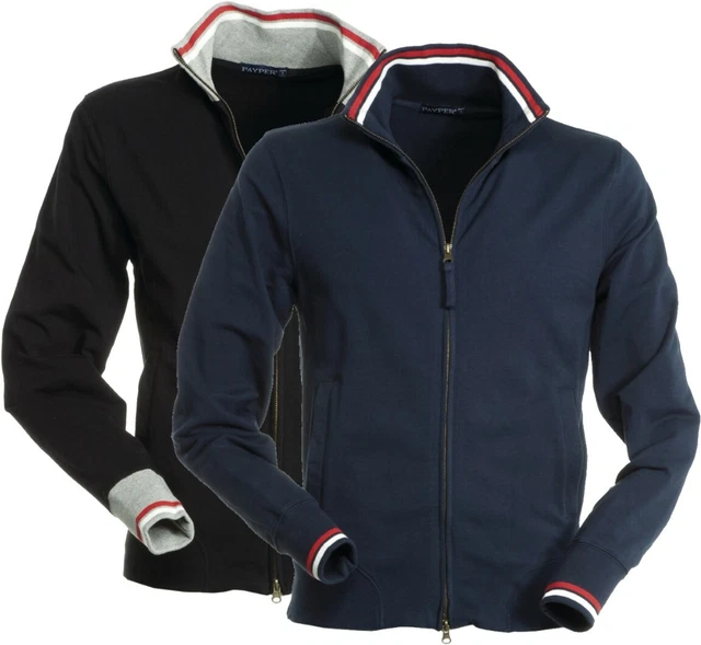 Felpa Estiva Zip Lunga Payper Maverick Maglia In Cotone Uomo Leggera