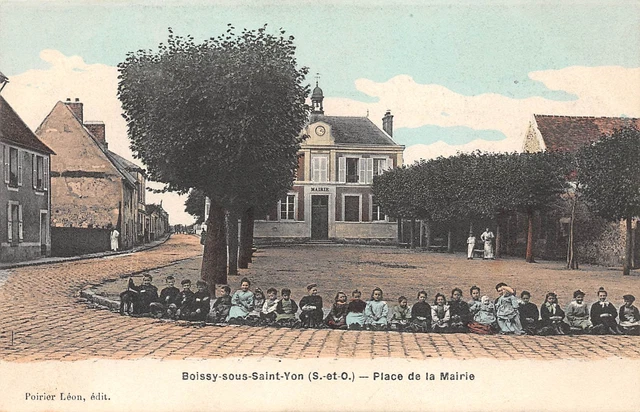 91-BOISSY-SOUS-SAINT-YON-Place de la Mairie-N 6003-C/0357