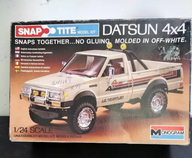 Monogram Datsun 4X4 1/24 Snap Tite Model Kit #19110  Unsealed VERY RARE