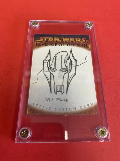 Topps Star Wars Revenge of the Sith Sketch Grievous by Christian Dalla Vecchia