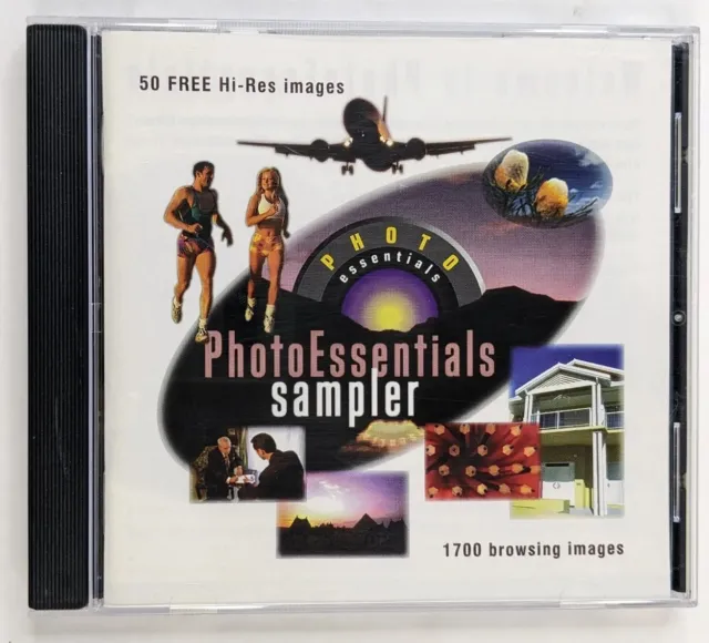 Photo Essentials Sampler CD 50 Royalty-Free Stock Photos 1994 - 1997