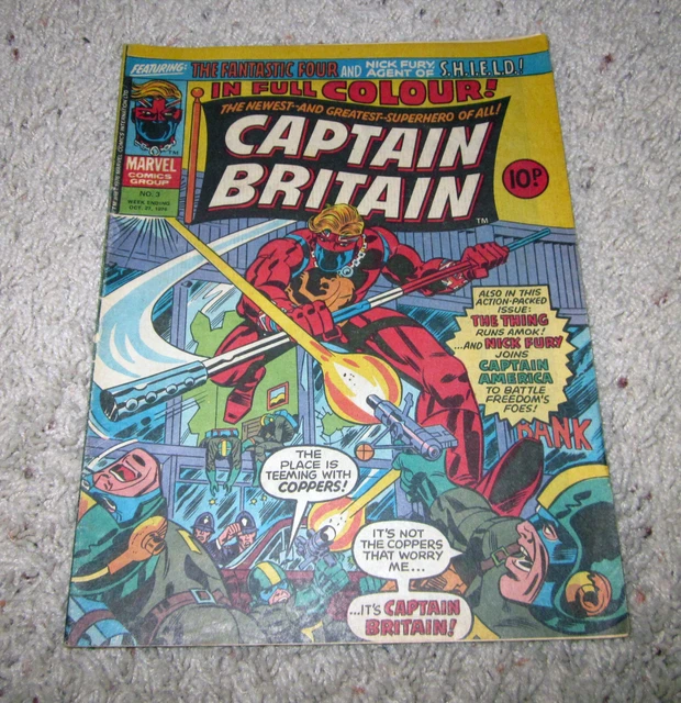 Captain Britain 3 VF Vol 1 RARE in US Disney+ LOT Avengers  X-men MCU