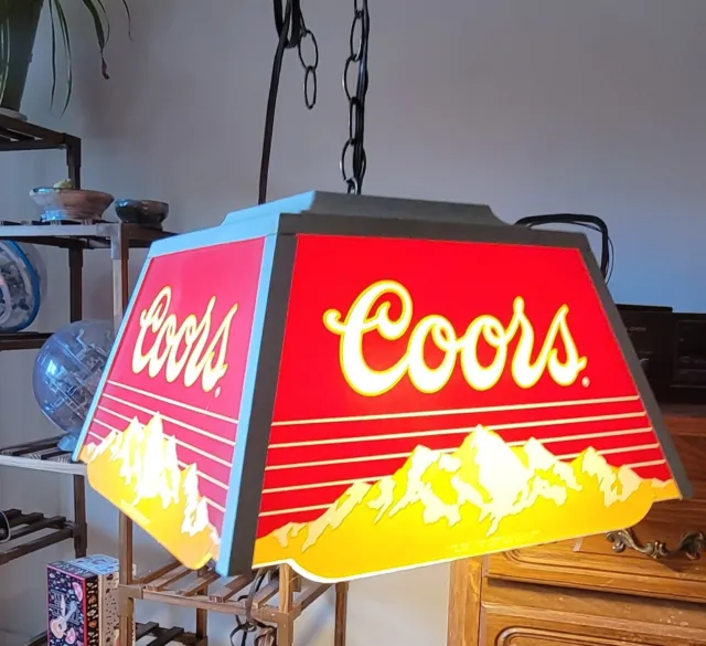 Vintage Coors light Chandelier Style Light 1985