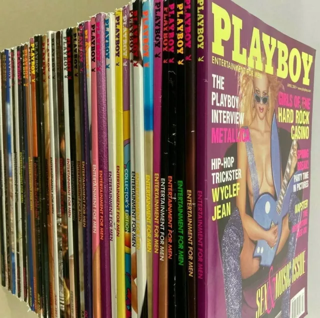 Playboy adult magazines vintage 1996 to 2001 with centerfolds You Choose