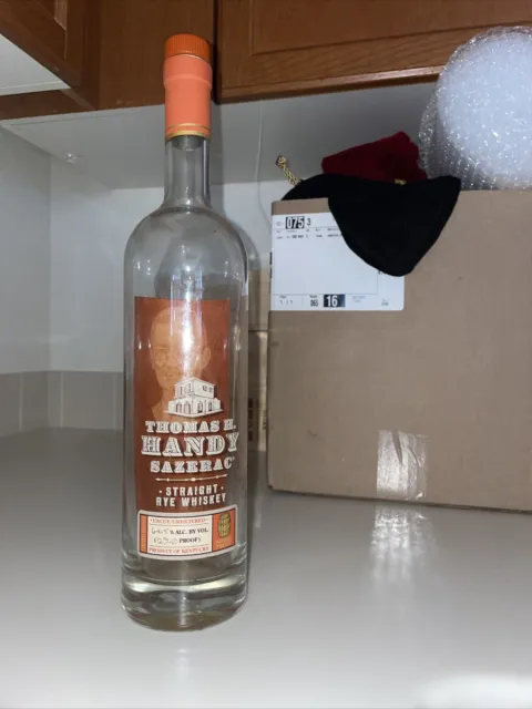 Thomas H. Handy Sazerac Rye Whiskey - empty
