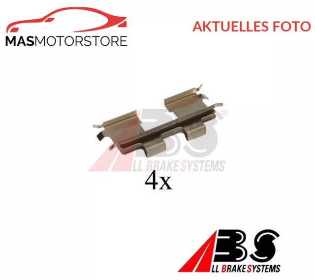 Zubehör-Satz Bremsbeläge Hinten Abs 1667Q P Neu Oe Qualität