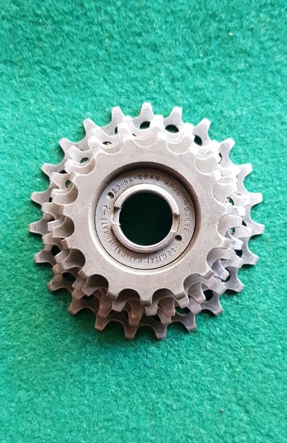 Regina gran sport corse.Pacco pignoni bici corsa epoca vintage 5 velocità anni50