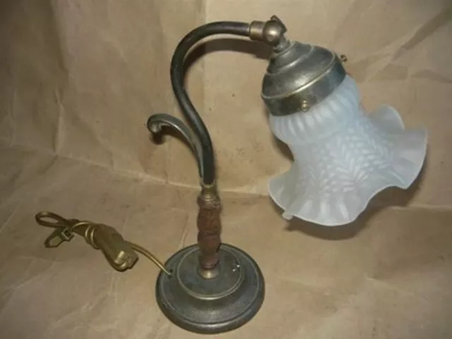 Lampada Abat-jour applique in ottone stile liberty
