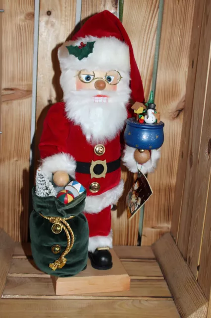 Christian Ulbricht Nussknacker Santa Musicbox Spieldose Premium Rarität 48cm