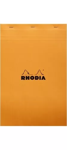 Rhodia Quaderno per Scrivere A4+ 80 Fogli Arancione 19200C