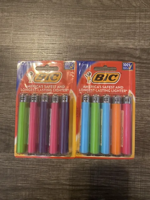 BIC Classic Lighters - 5 Pack - Set Of 2