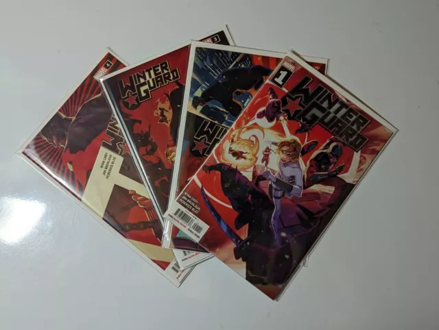 Winter Guard 1-4 Complete Comic Lot Run Set Black Widow Marvel Collection