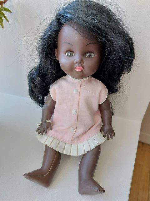 Ancienne Poupée Noire De Collection – Avant 1930, Authentique