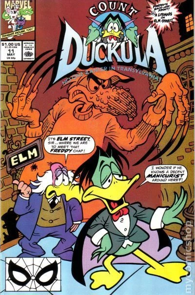 Count Duckula #11 VG 1989 Stock Image Low Grade