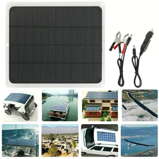 20W 12V Outdoor  Car Boat Yacht Solar Panel Battery Charger Power Supply