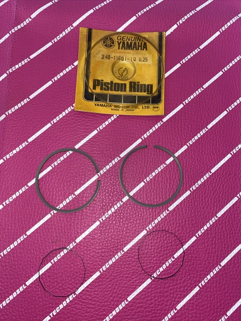 NOS YAMAHA PISTON Rings At1 Ds6 Ct1 Standard 248-11601-00 Oem