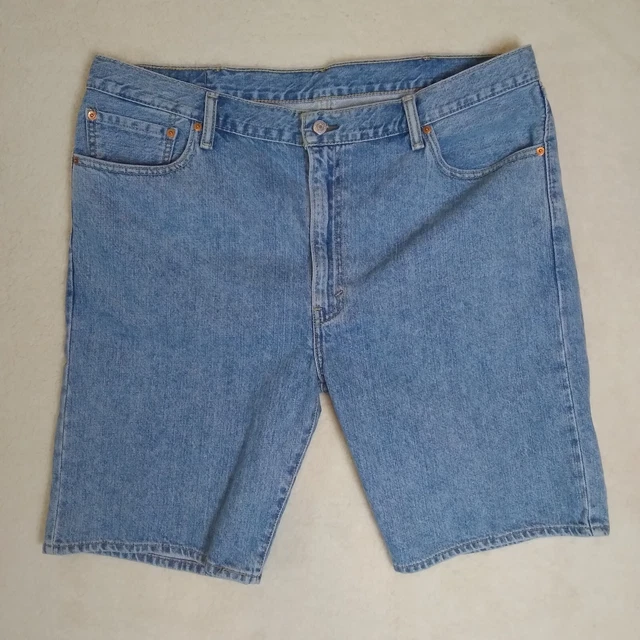 Vintage Levis Jean Shorts Mens Measured 40 Medium Wash 505 Cotton Denim 90s Dad