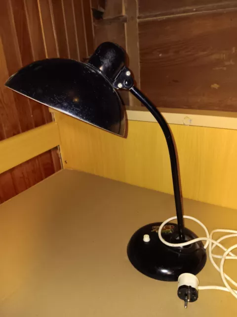 Original Kaiser Idell Lampe Modell 6556 Tischlampe Schreibtischlampe 30er Jahre