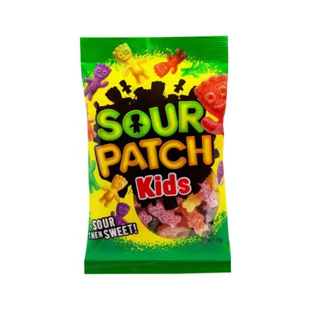 12 x 170g SOUR PATCH KIDS HANG SELL BAGS SOUR TANGY SWEET JELLY BULK LOLLIES 3