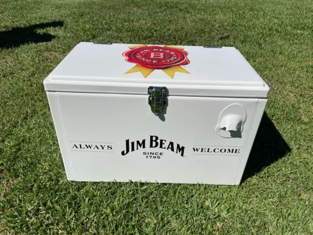 Jim Beam 20l Metal Fully Insulated Retro Cooler Esky