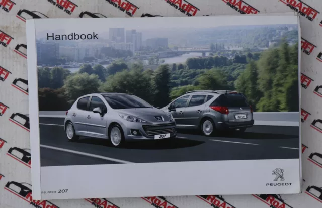 Peugeot 207 Owner Manual Handbook Full Bookpack Wallet