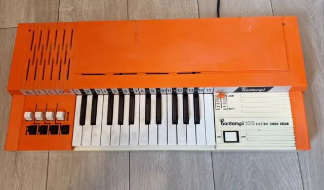 Vintage Bontempi 105 electric chord organ