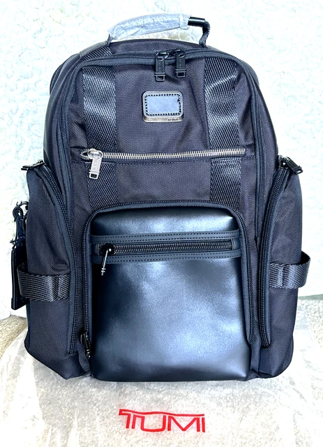 TUMI Alpha Bravo Shepard Deluxe Brief Pack Black Mdl. 232389D