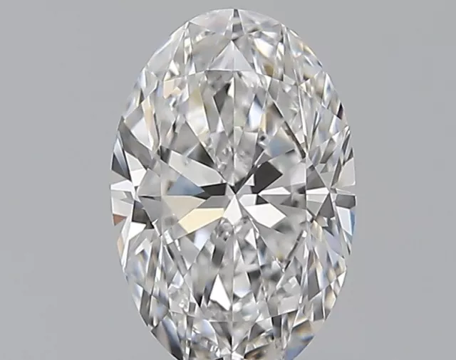 Diamant une Taille Ovale GIA Certificat 0.70-0.75ct G/VVS1 Ex / VG / F-N , Sur