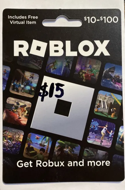 Roblox $30 Physical Gift Card [Includes Free Virtual Item] Roblox