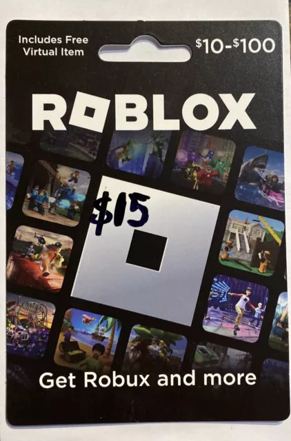  Roblox Physical Gift Card [Includes Free Virtual Item