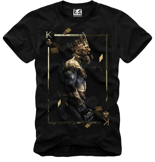 E1Syndicate T Shirt Conor Mcgregor The King Ufc Mma Champion Notorious 3423