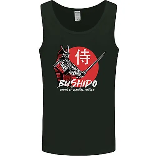 Bushido Samurai Warrior Sword Ronin MMA Mens Vest Tank Top