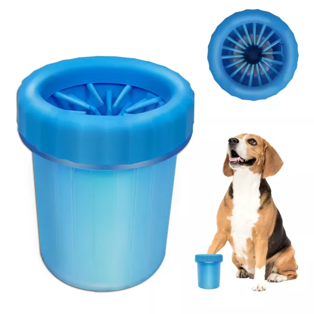 Dog Paw Cleaner - Portable Pet Paw Washer Cup (for Small and Medium Breed Dogs)