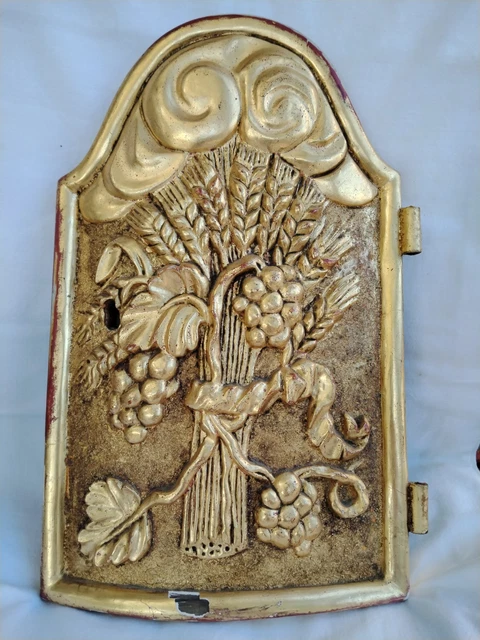 Porte De Placard Art Déco En Bois, 63 X 58 Cm, Pour Buffet Ou Meuble