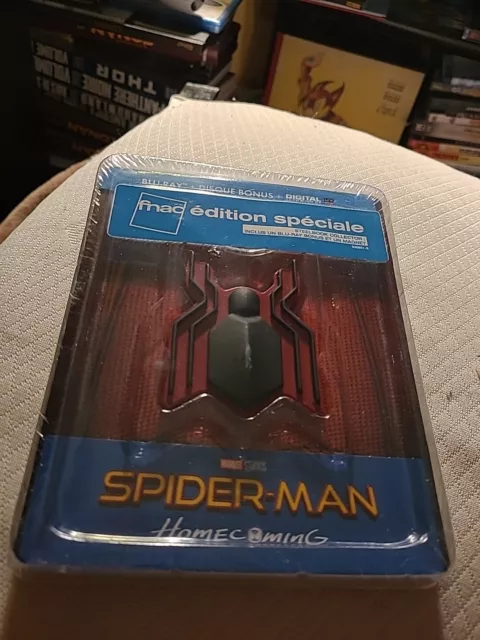 STEELBOOK SPIDER-MAN HOME COMING Edition Spéciale FNAC NEUF + goodies