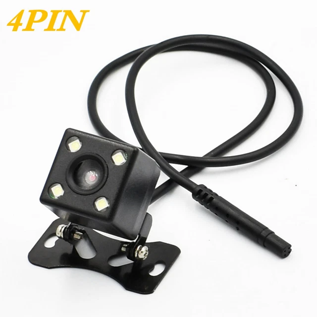 720P 4PIN Car Rear View Reverse Backup Parking Camera Night Vision Waterproof