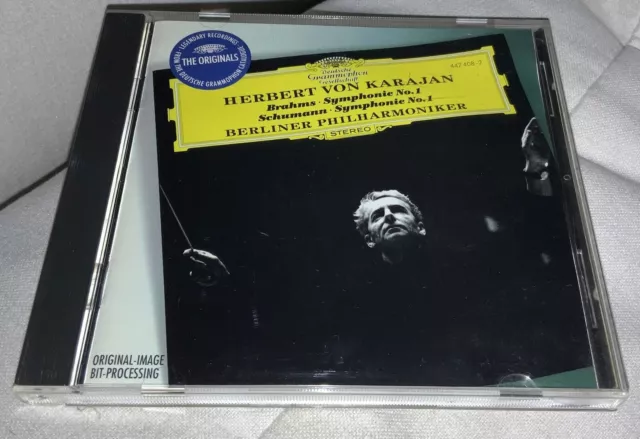 Brahms: Symphony No. 1; Schumann: Symphony No. 1 (CD) Karajan