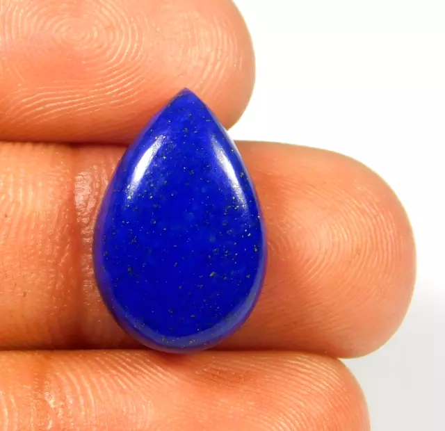 13.Ct Naturel Royal Bleu Lapis Lazuli Poire Cabochon Reiki Chakra Gemme Ww = 180