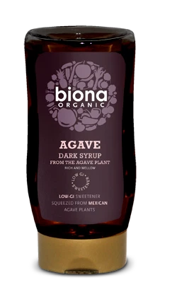 Biona Sciroppo Agave Scura Biologico Dolcificato Naturalmente da Piante di Agave - 350g x 2