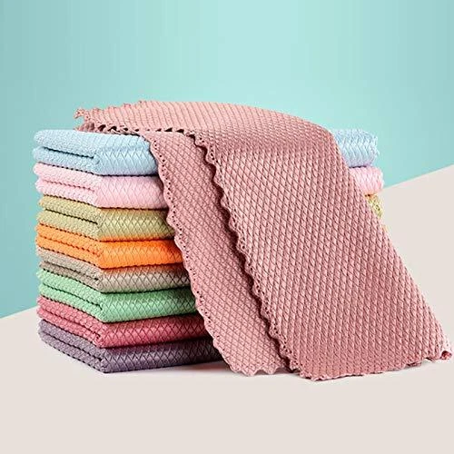 LELEBEAR 10 Pack Nanoscale Cleaning Cloth, Streak-Free Miracle Cleaning... 8