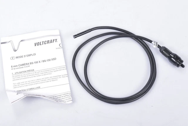 VOLTCRAFT 6mm Camera for Endoscopy BS-100 BS-150 ENDOSCOPE Probe 123309