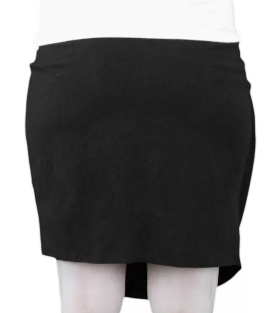 9 FASHION Maternity Nicola Black Asymmetrical Skirt Sz S $74 NWT 2