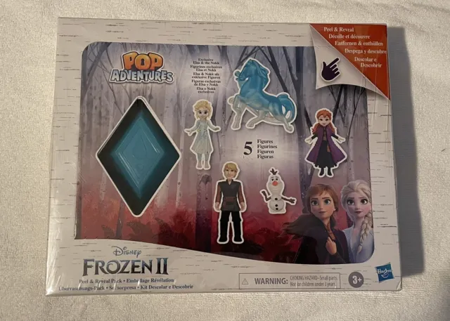 NEW Pop Adventures Disney Frozen 2 II Peel & Reveal Pack Figure Toys Hasbro Elsa