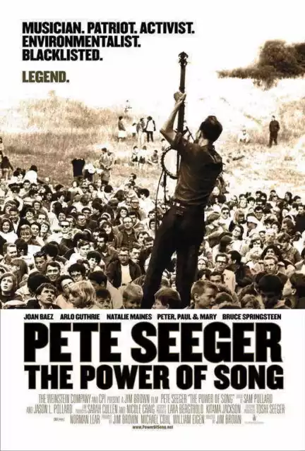 395624 PETE SEEGER THE POWER OF SONG Movie WALL PRINT POSTER US