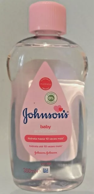 Johnsons Baby Oil Massage 300ml (Hydrate jusqu'à 10 fois plus) FR
