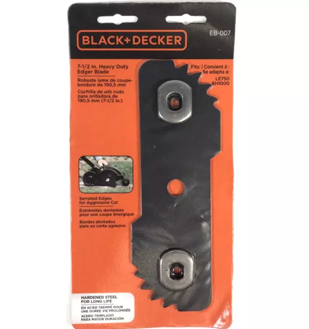 Black & Decker Lawn Edger Replacement Blade for LE750 Hog EB-007 7.5 Inch