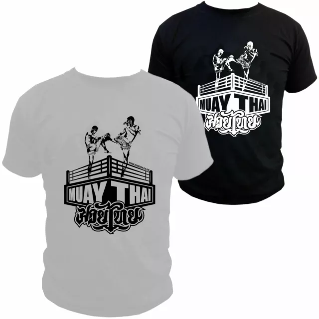 Muay Thai T-Shirt Kotr Training Casual Sports Kickboxing Boxing (S-Xl)