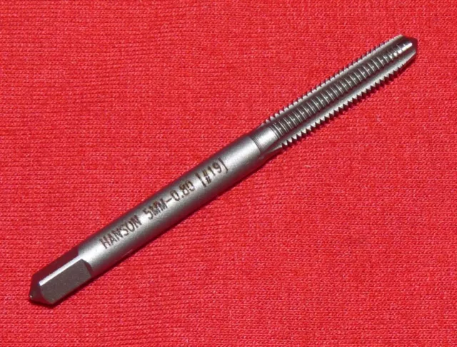 M5 X 0.80 Plug Tap Irwin 1722 ZR Metric 5MM Carbon Steel 4FL USA 0.8 RH