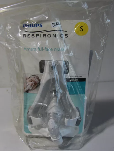 Philips/Respironics Amara Mund Nasen Maske Gr S 1090222 mit Ventil (S543-R49)